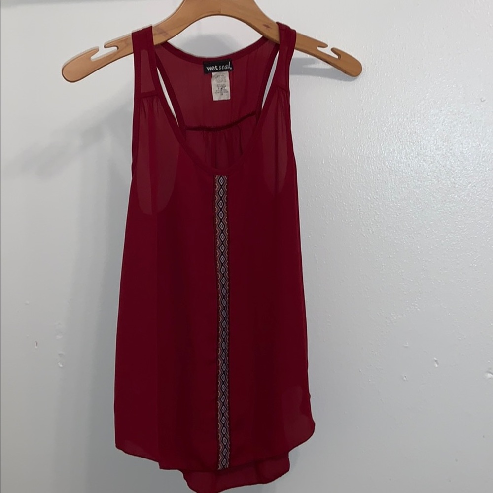 Wet seal sleeveless racer back